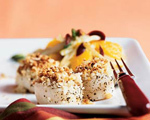 Fried Scallops with Parmesan Topping 