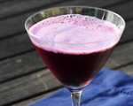 Gin and Fresh Blueberry Cocktail