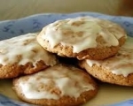 Glazed apple cookies