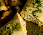 Goat Cheese and Fresh Herb Omelet