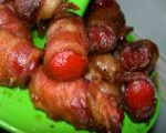 Hot Dog Bacon Roll-ups