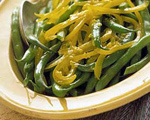 Green Beans and Yellow Peppers in Butter