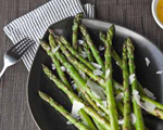 Grilled Asparagus with Shaved Pecorino Romano Cheese