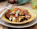 Grilled Chicken, Mushroom and Fig Salad