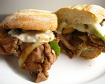 Grilled Steak and Pepper Sandwiches