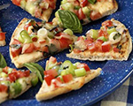 Grilled Tomato and Basil Pita Bread