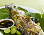 Grilled Whole Red Snapper