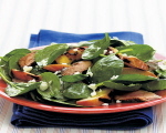 Grilled Chicken and Peach Spinach Salad