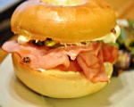 Ham and Cheese Bagel Sandwiches