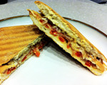 Gluten-Free Roasted Pepper and Serrano Ham Sandwich