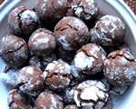 Hazelnut Crinkle Cookies