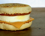 Homemade Ham and Egg Breakfast Sandwich