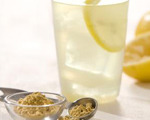 Homemade Iced Ginger and Lemon Cocktail