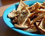 Homemade Southwestern-Style Pita Chip Wedges