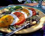 Italian Mozzarella and Butter Bean Salad