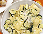 Italian Ravioli with Fresh Zucchini