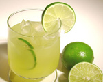 Key Lime and Coconut Caipirinha
