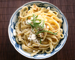 Linguine with Leeks and Prosciutto