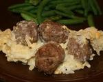 Meatball and Hash Brown Casserole