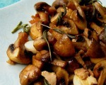 Stir Fried Mushrooms with Bacon