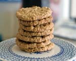 Chewy Oatmeal Toffee Cookies
