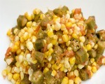Low-Fat Okra Succotash