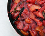 Orange and Strawberry Cardamom Compote