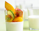 Panna Cotta with Peaches