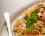 Pasta with Anchovies and Prosciutto 