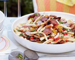 Pasta Salad with Grilled Sausages and Peppers
