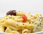 Image of Pasta With Chicken, Olives, Red Peppers And Artichokes, SheKnows