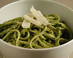 Pasta with Low-Fat Walnut Pesto