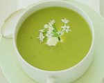 Pea, Basil, and Mint Soup