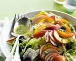 Peach and Blackberry Slaw
