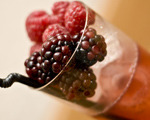 Peach Bourbon Cobbler Cocktail