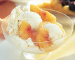 Fried Peaches and Ice Cream