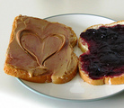 Wild Berry and Nut Butter Sandwich 