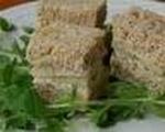 Pear and Walnut Tea Sandwiches