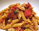 Penne with Roasted Tomatoes and Chicken