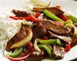 Beef with Green Peppers