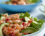 Pico De Gallo Shrimp and Avocado Salad