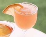Pink Salty Dog Cocktail