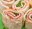 Basic Ham and Onion Pinwheels