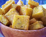 Polenta and Cheese Croutons