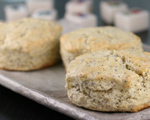 Poppy Seed Drop Scones