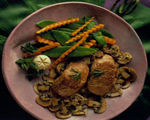 Pork Medallions with Rosemary and Mushrooms