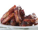 Pork Ribs with Sticky Maple Sauce