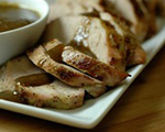 Pork Tenderloin and Dumplings with Rich Balsamic Sauce