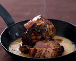 Pork Tenderloin with Maple and Mustard Glaze