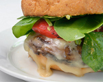 Portobello and Pesto Burgers